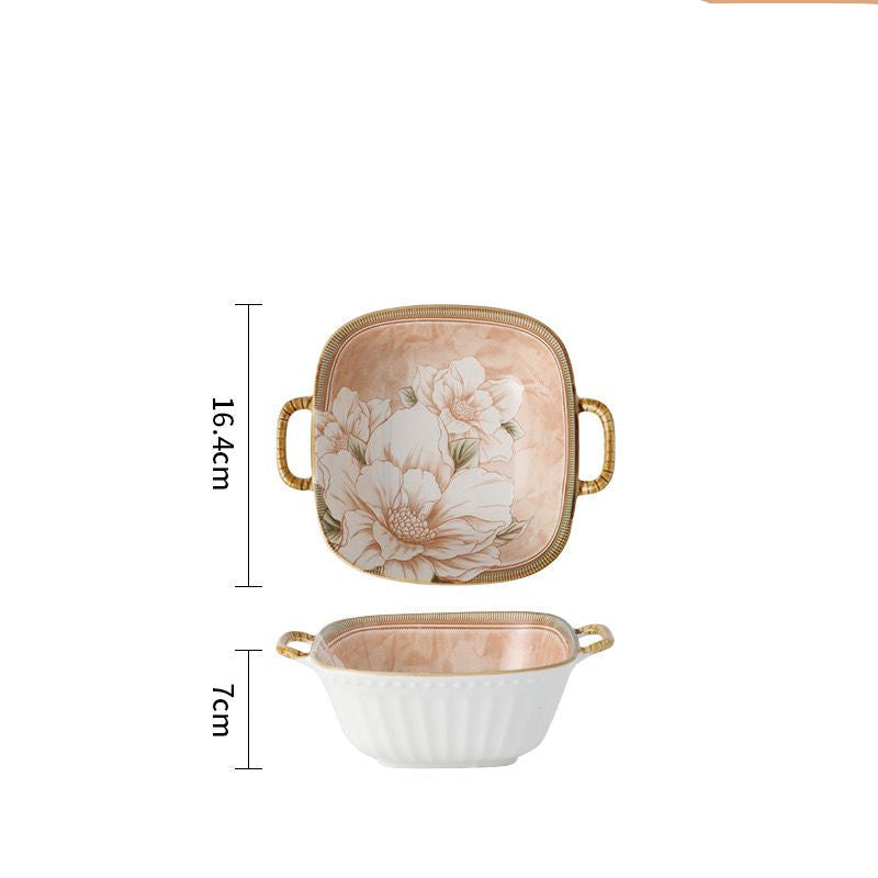 Blossom Breeze Floral Serveware