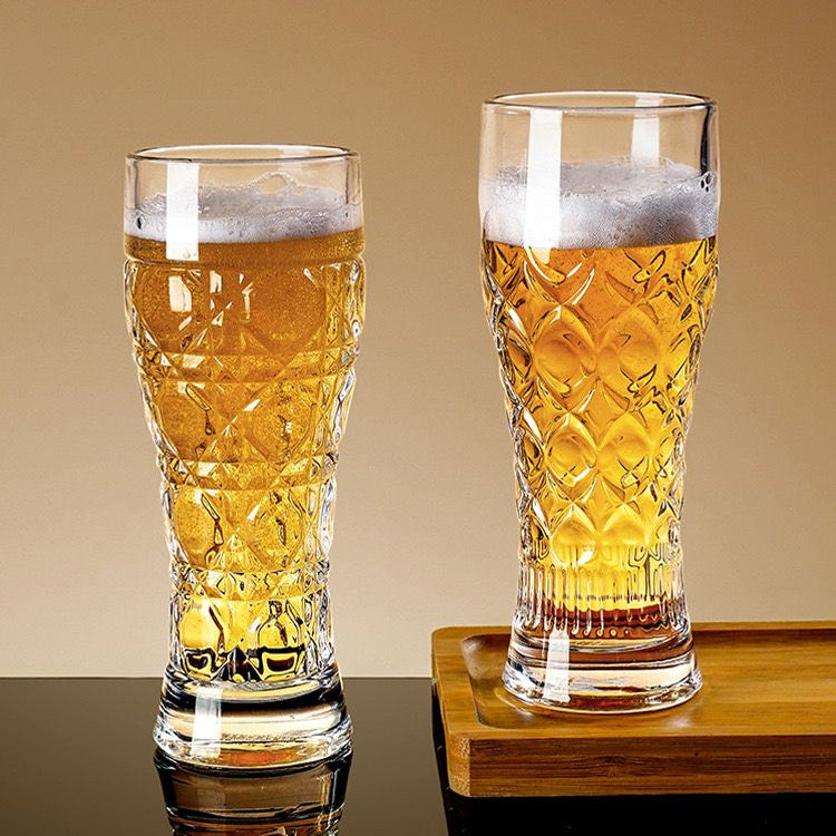 Textured Tall Glass - Set Of 6