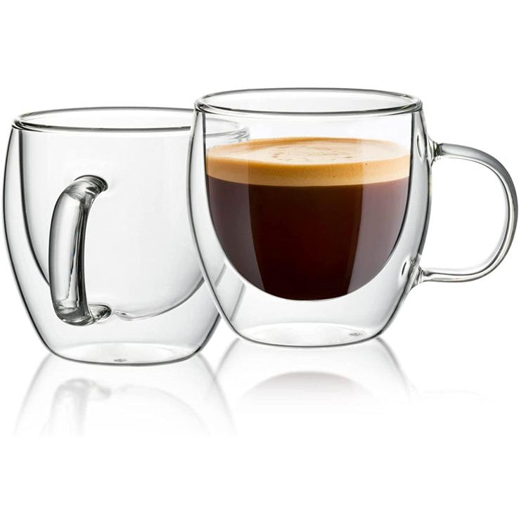 Double Layer Espresso Glass - Set Of 2