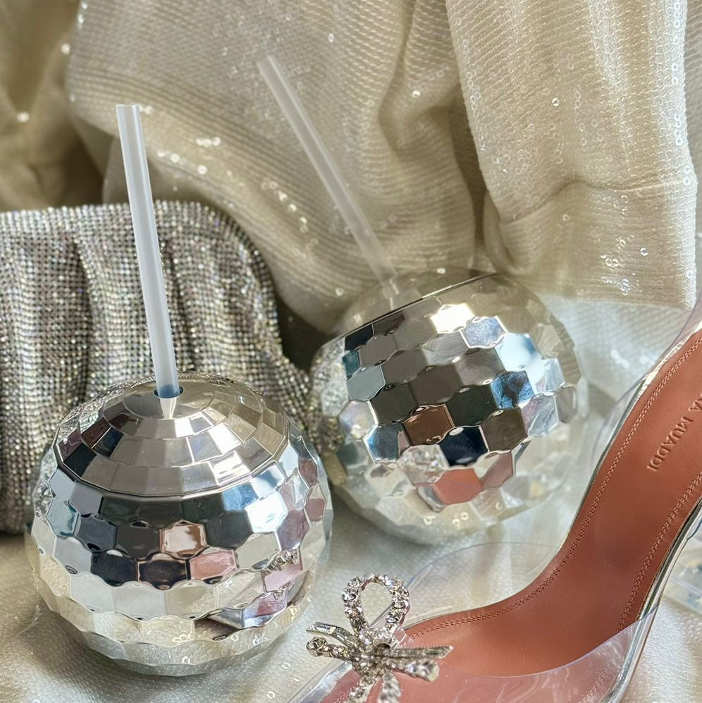 Plastic Disco Ball Cocktail Cup - 600ml - Set Of 2