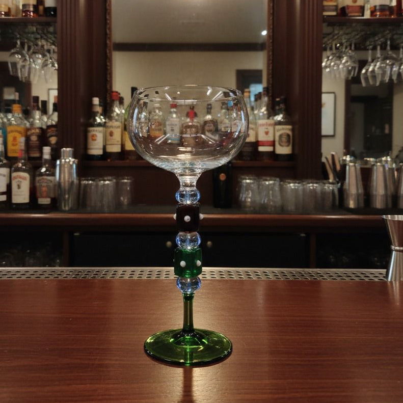 handcrafted Artistic Stem Cocktail Glass - set of 2