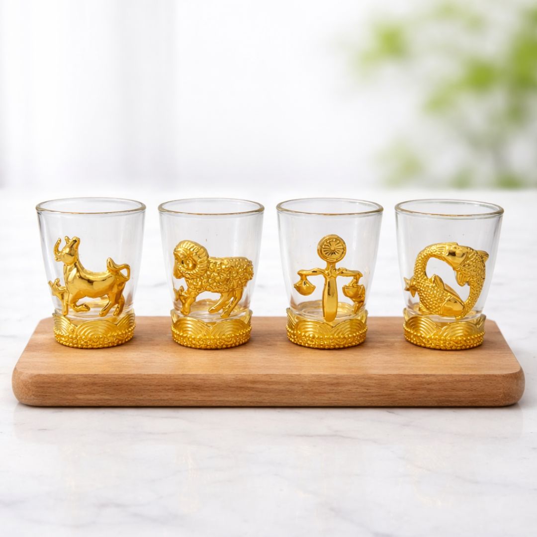 Zodiac Edition Shot Glass – Set of 12 (Gift Box)