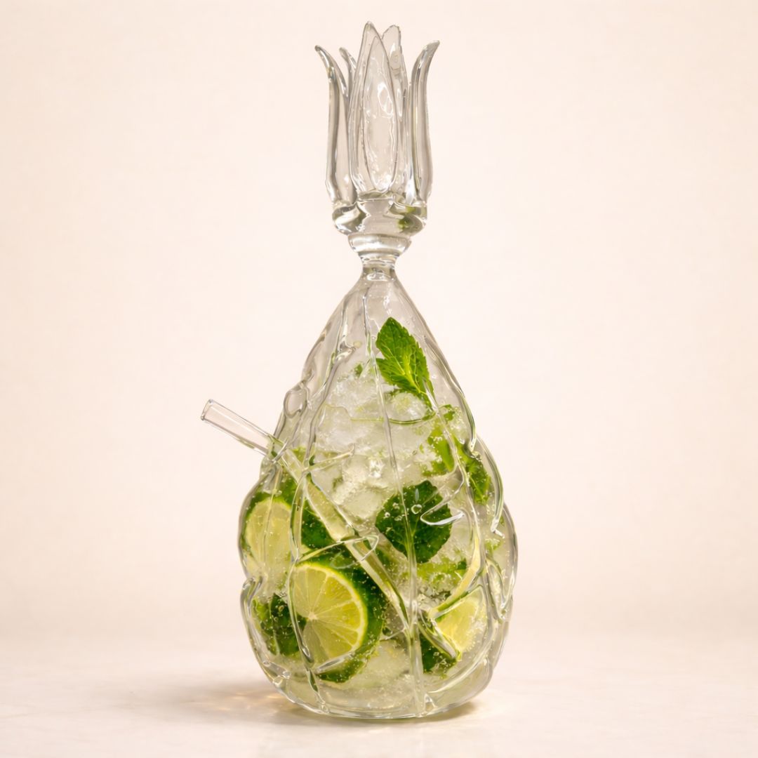 Pineapple Shaped Cocktail Glass - Set Of 2