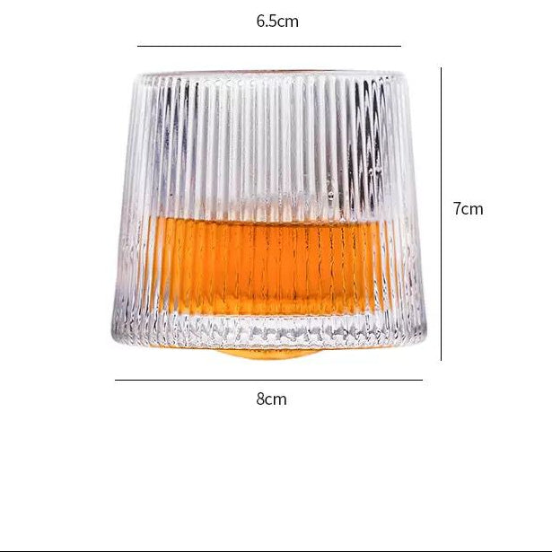 Spinning Multi Use Glass - Set of 6 (170 Ml)