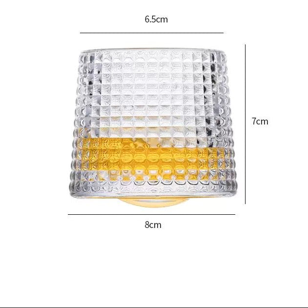 Spinning Multi Use Glass - Set of 6 (170 Ml)