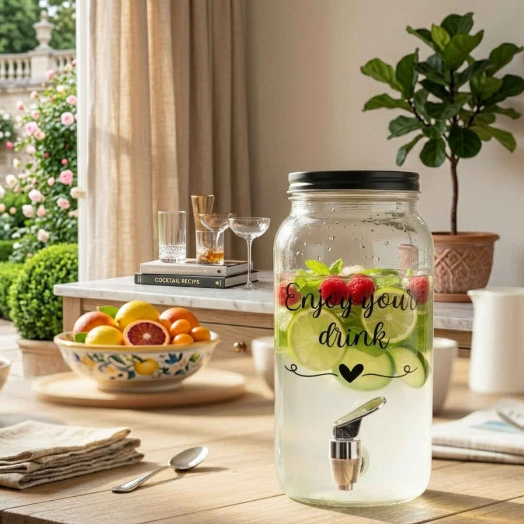 Classic Glass Drink Dispenser