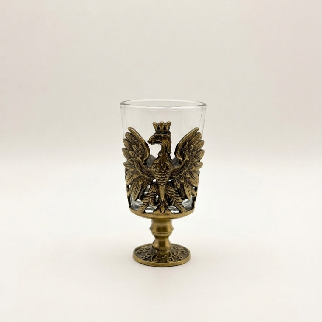 premium designer eagle shot glass - set of 6 (gift box)
