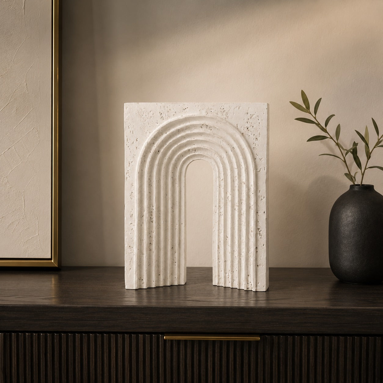 Layered Arch Sculpture Decor