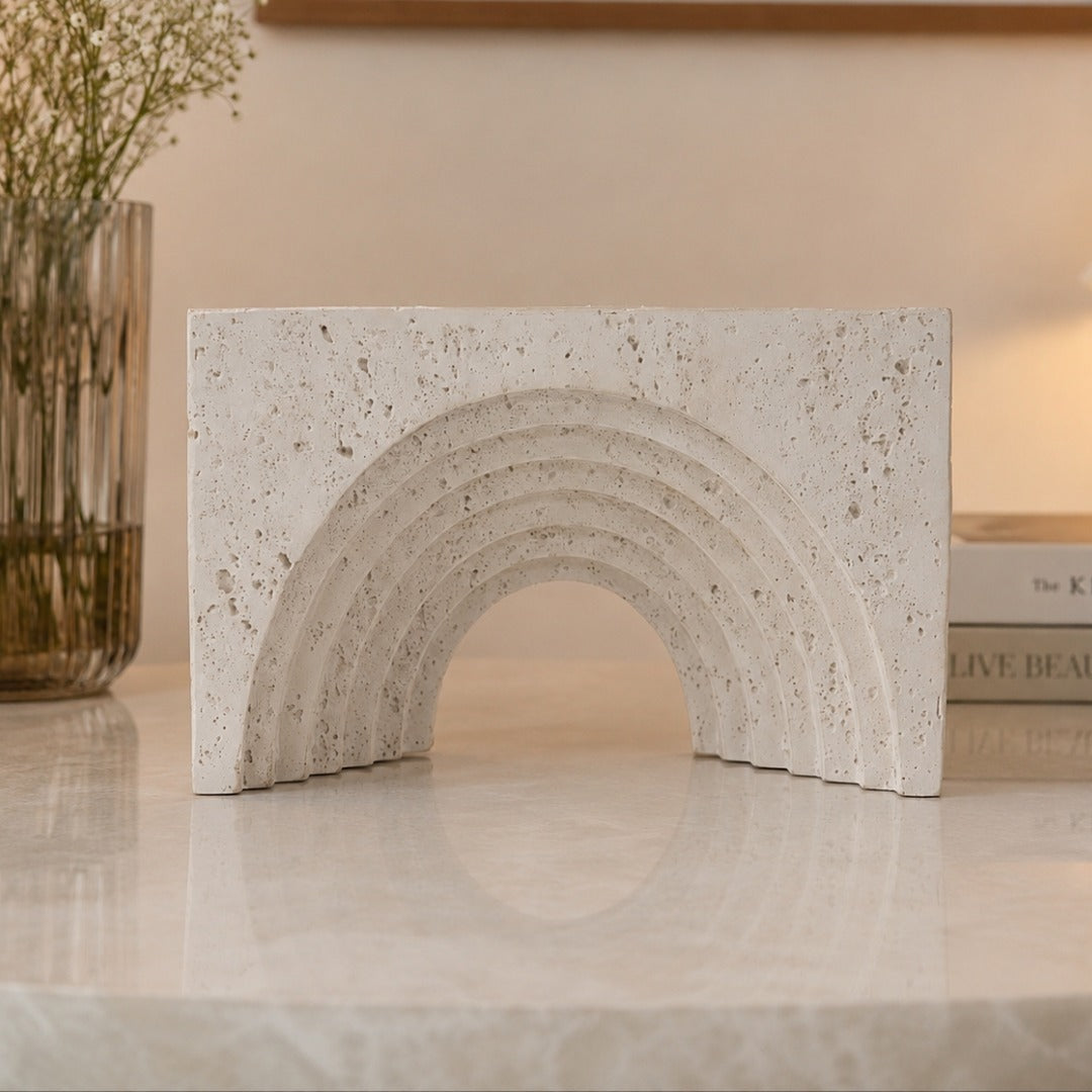 Layered Arch Sculpture Decor