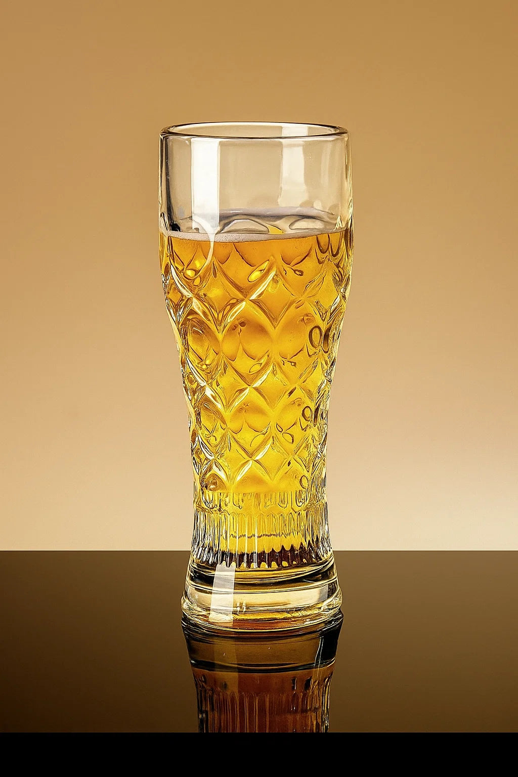 Textured Tall Glass - Set Of 6