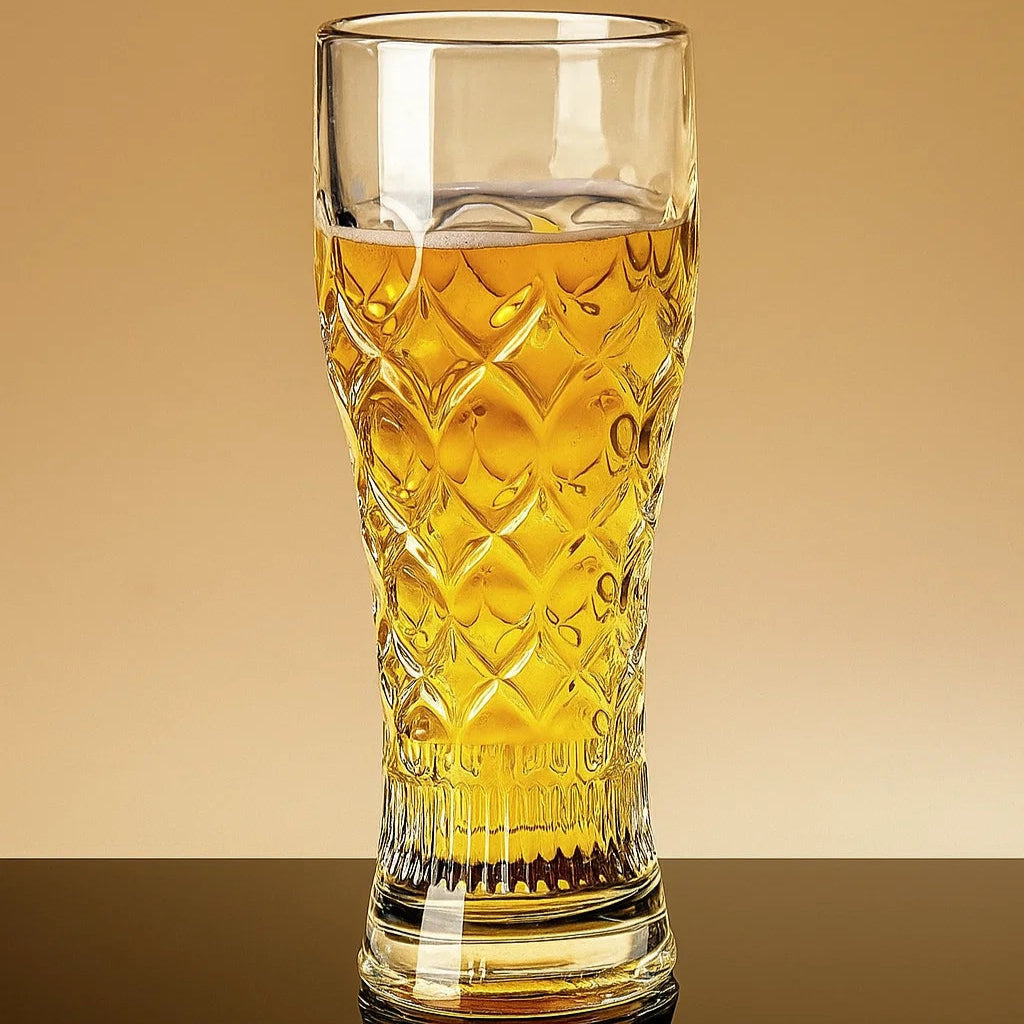 Textured Tall Glass - Set Of 6