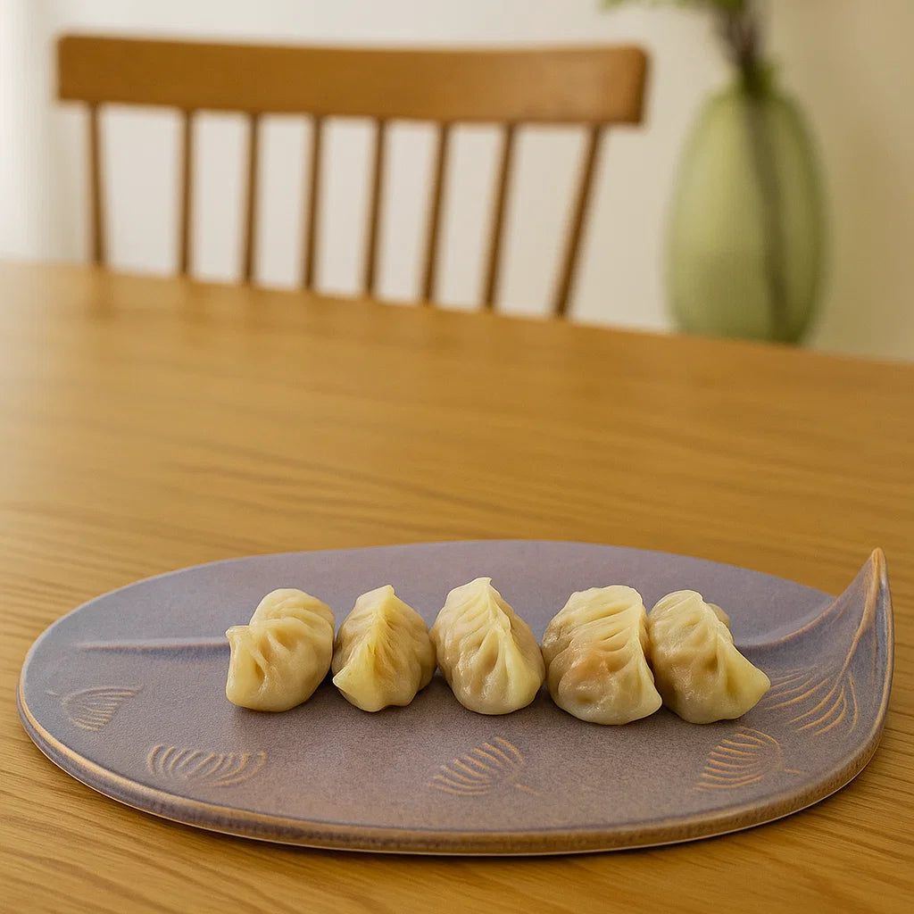 Handcrafted Stoneware Flat Dining Platter