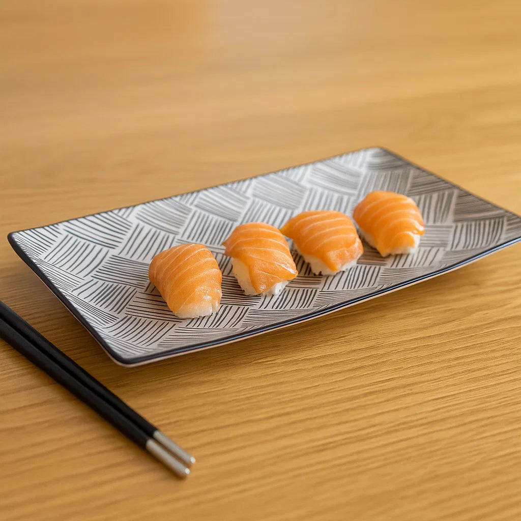 Modern Rectangle Dining Platter - Set Of 2