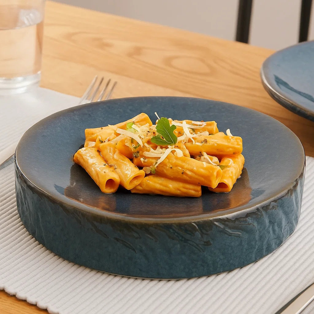 Elegant Round Stoneware Platter