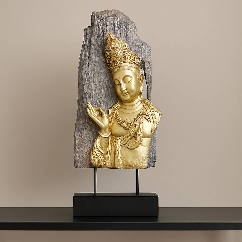 Peaceful Buddha Display Decor