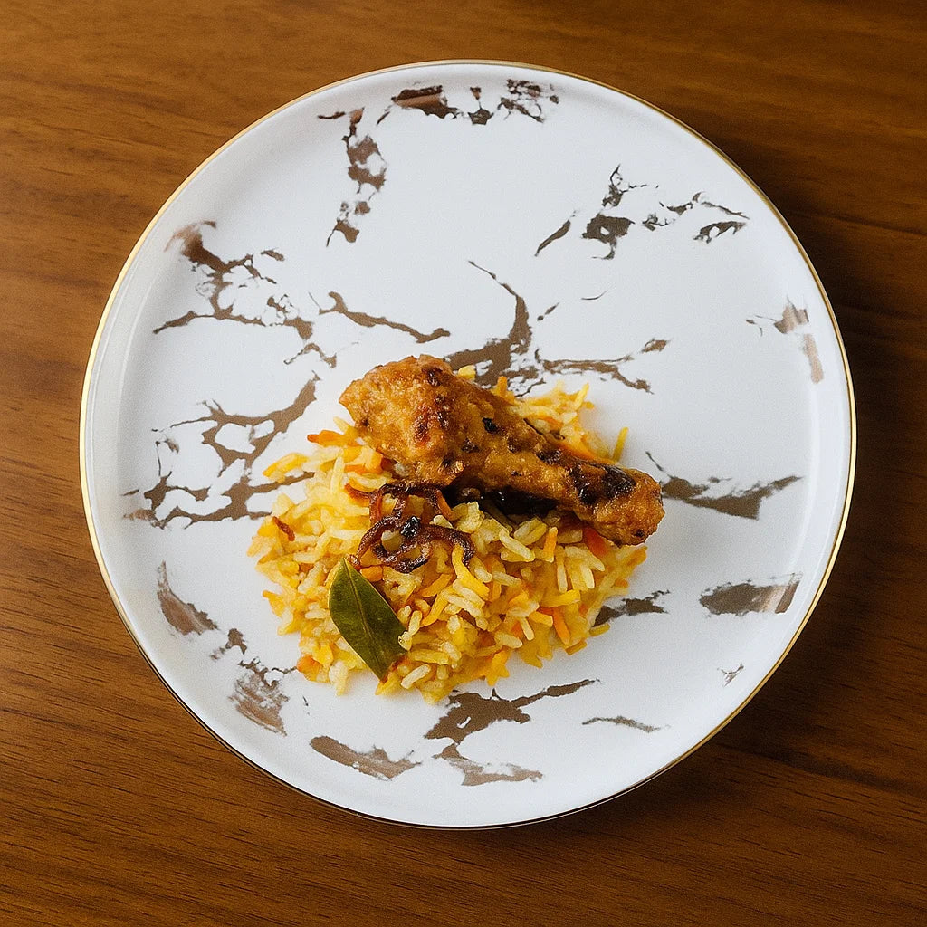 Rumbling Ceramic Plate- Set Of 4