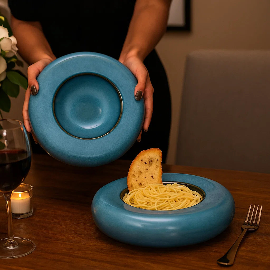 Opulent Round Serving Platter