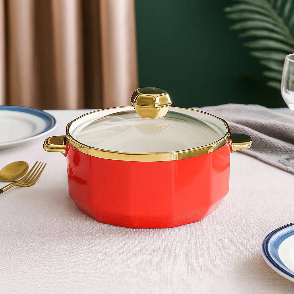 Ceramic Covered Dish