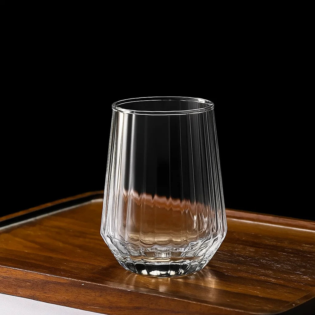 Verres Striped Crystal Glass - Set Of 6