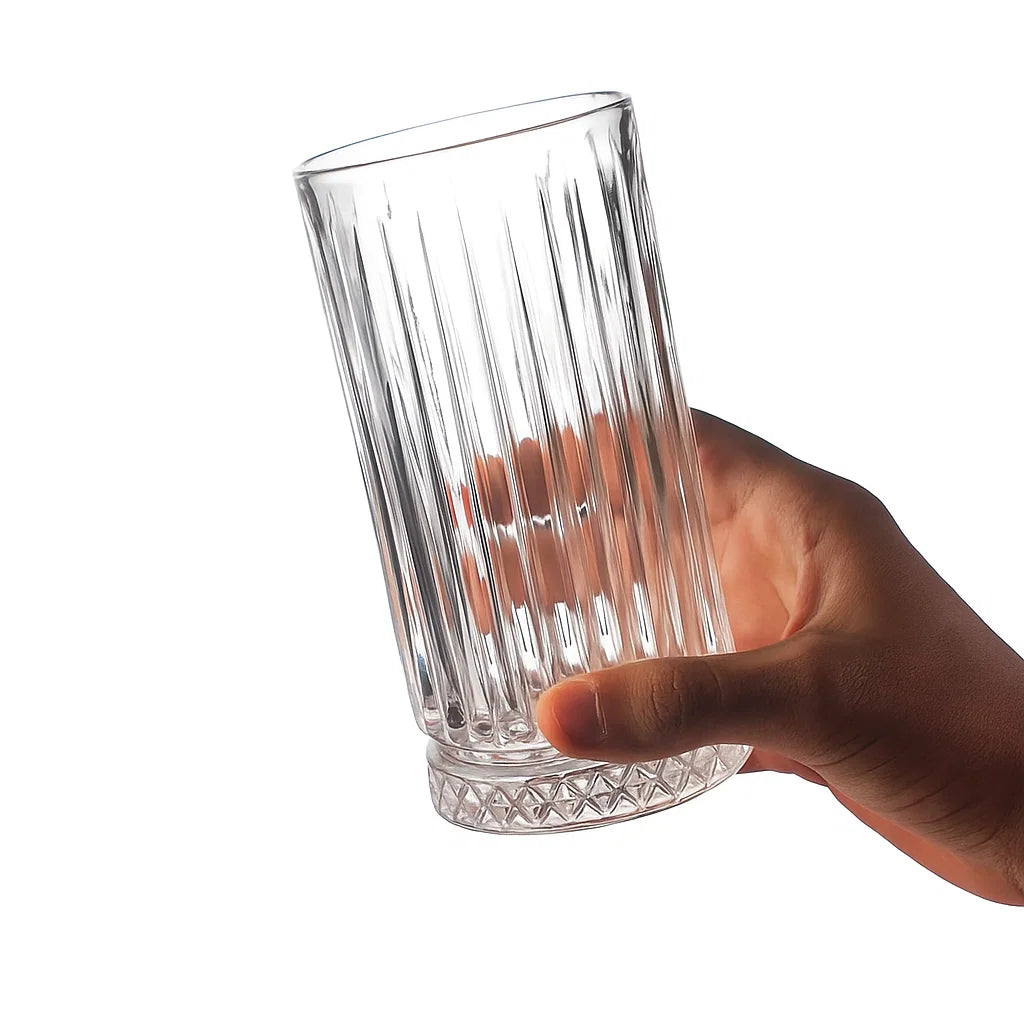 FLOW GEO WATER/JUICE GLASS - SET OF 6