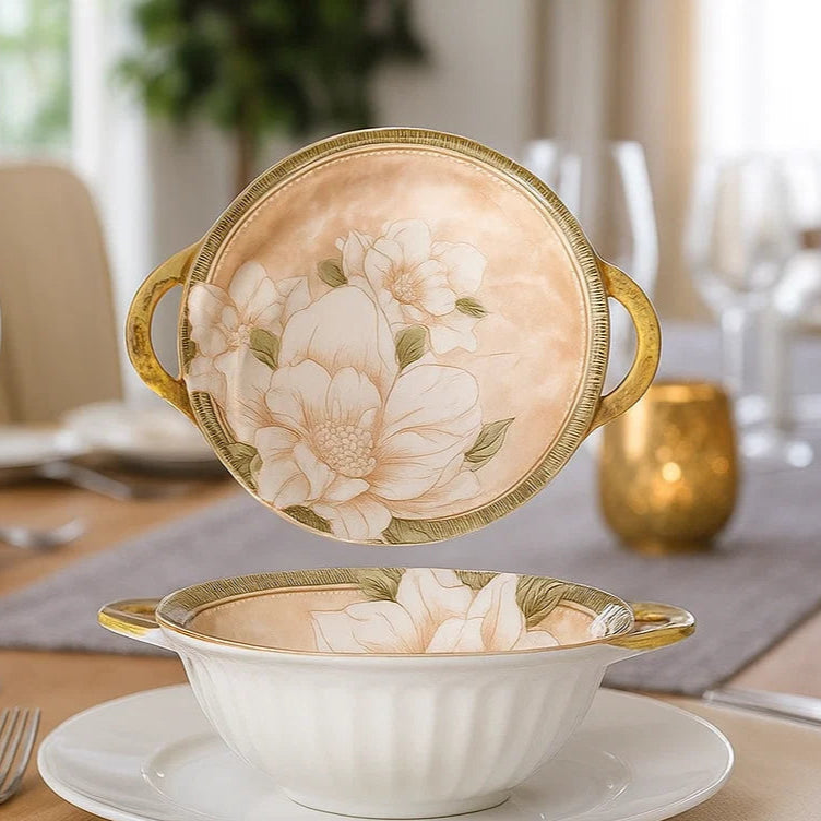 Blossom Breeze Floral Serveware