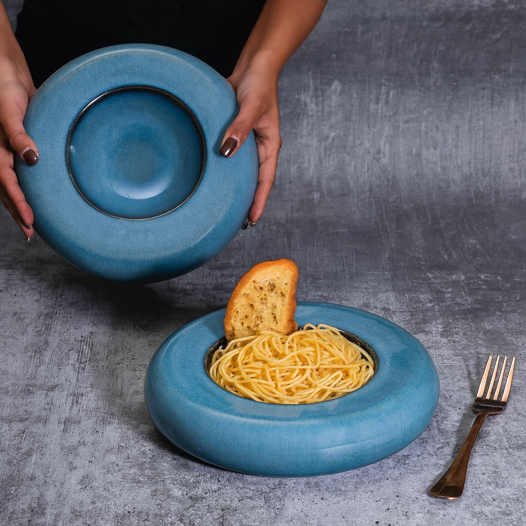 Opulent Round Serving Platter