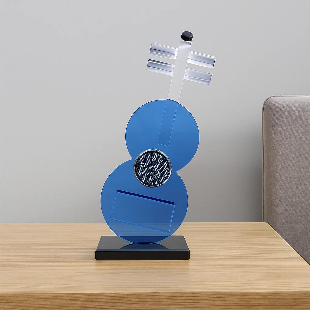 Crystal Guitar Decor