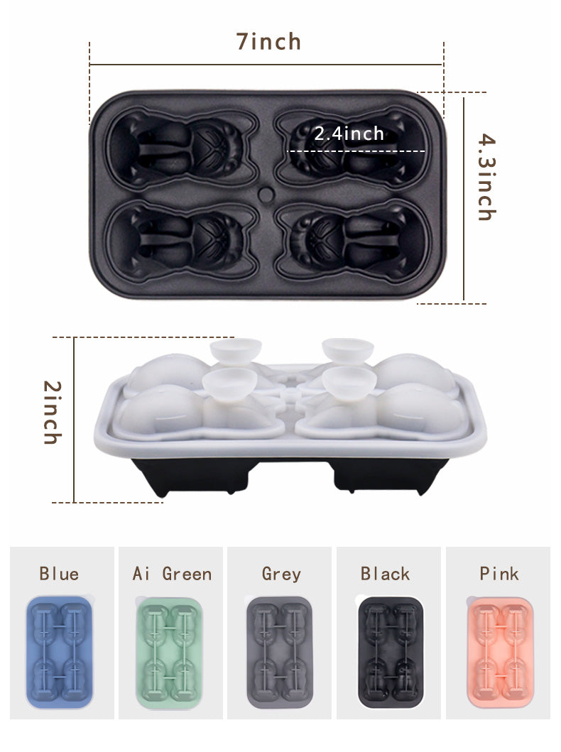 Fun Dog Ice Tray - Set Of 2