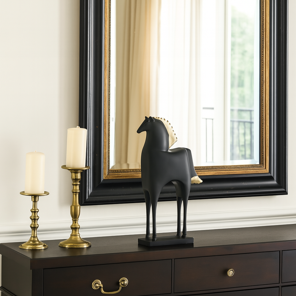 Charming Mini Horse Sculpture