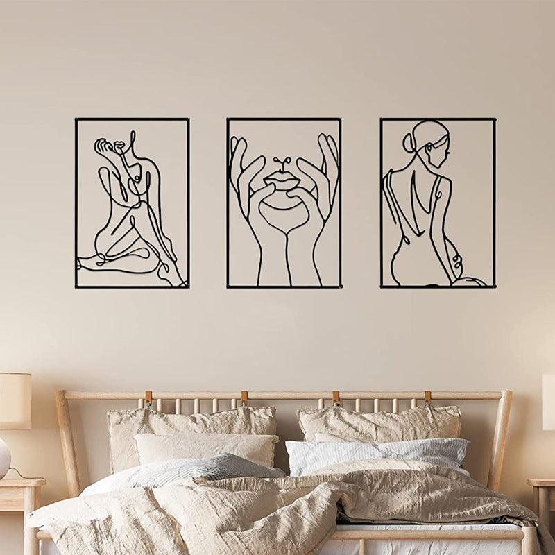 MODERN ABSTRACT METAL PAINTING - Smokey Cocktail