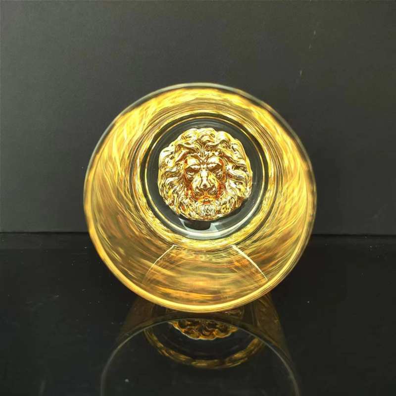 UNIQUE HANDMADE ANIMAL HEAD WHISKEY GLASS