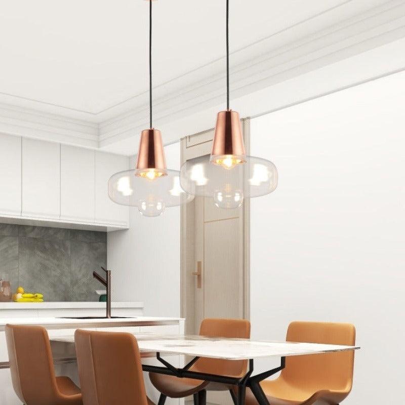 SPIN PENDANT LIGHT - Smokey Cocktail