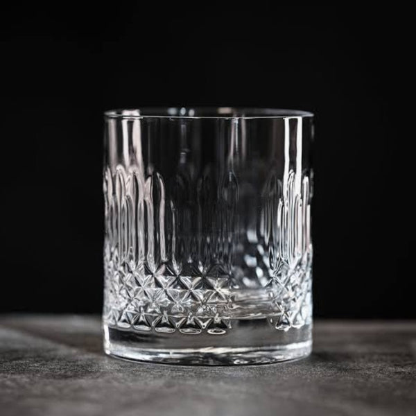 DIAMANTE CRYSTAL WHISKEY GLASS -MADE IN ITALY