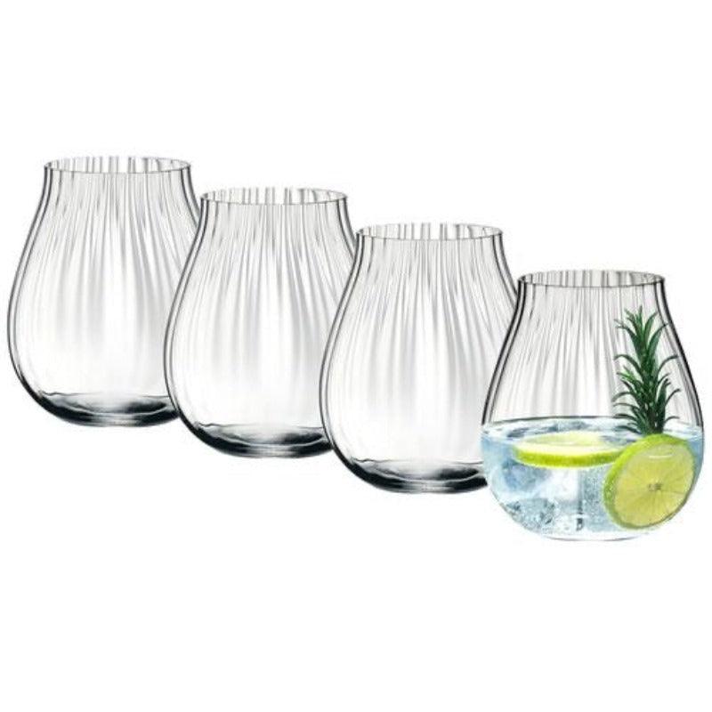 OPTICAL GIN GLASS BY RIEDEL - SET OF 4 , MADE IN GERMANY - Smokey Cocktail