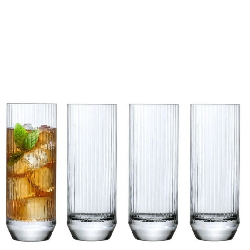 BIG TOP HI-BALL CRYSTAL GLASS - Set of 6