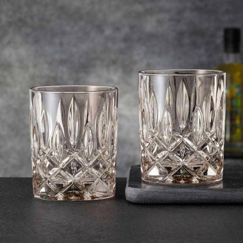 VINTAGE WHISKEY CRYSTAL GLASS - SET OF 2-MADE IN GERMANY