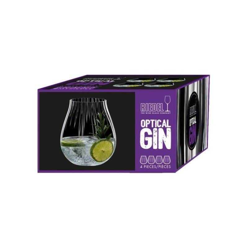 OPTICAL GIN GLASS BY RIEDEL - SET OF 4 , MADE IN GERMANY - Smokey Cocktail