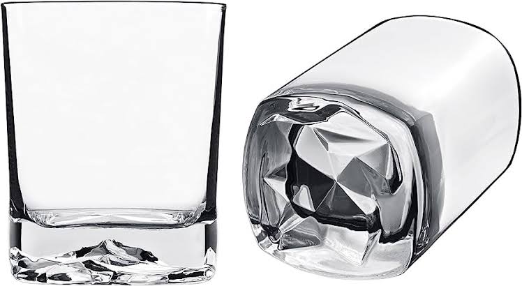 ON THE ROCKS CRYSTAL GLASS - SET OF 4 - Smokey Cocktail