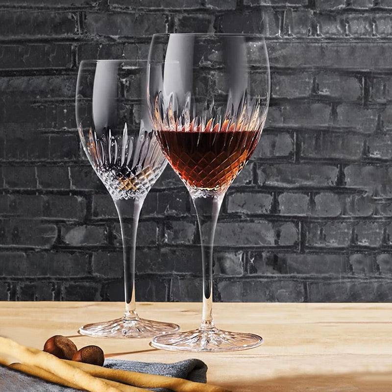 CHIANTI WINE CRYSTAL GLASS - SET OF 4 - MADE IN ITALY - Smokey Cocktail