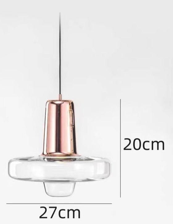 SPIN PENDANT LIGHT - Smokey Cocktail