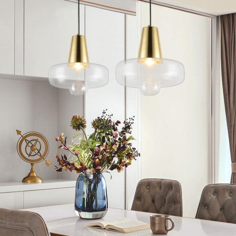 SPIN PENDANT LIGHT - Smokey Cocktail