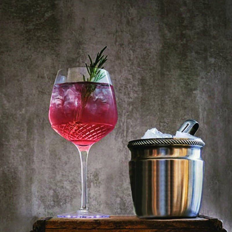 MADE IN ITALY - Roma GIN CRYSTAL GLASS - SET OF 2