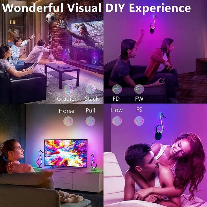 LED SMART MUSICAL NOTE LIGHT - Smokey Cocktail