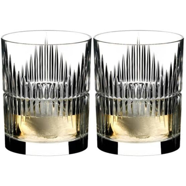 SHADOWS WHISKEY CRYSTAL GLASS BY RIEDEL- SET OF 2, MADE IN GERMANY