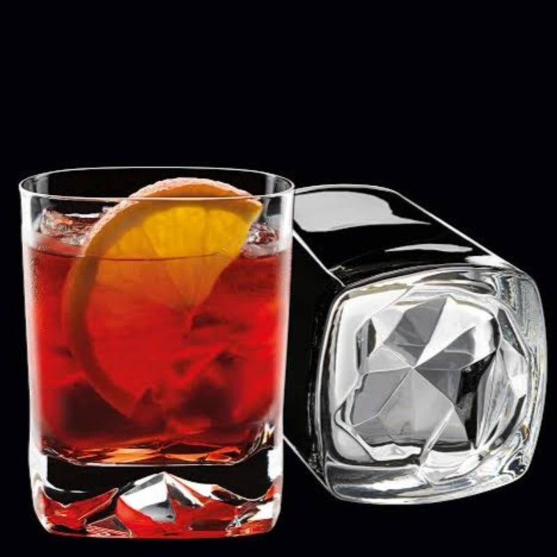 ON THE ROCKS CRYSTAL GLASS - SET OF 4 - Smokey Cocktail