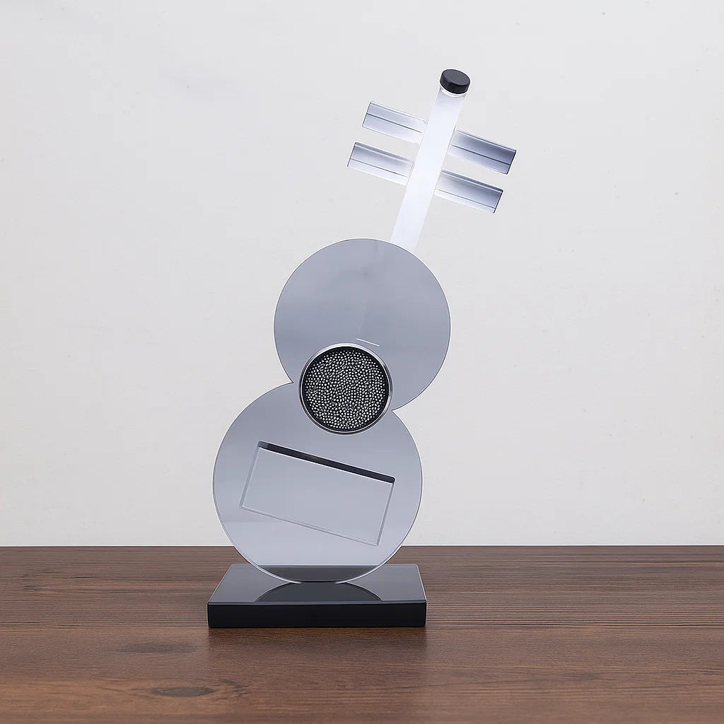 Crystal Guitar Decor