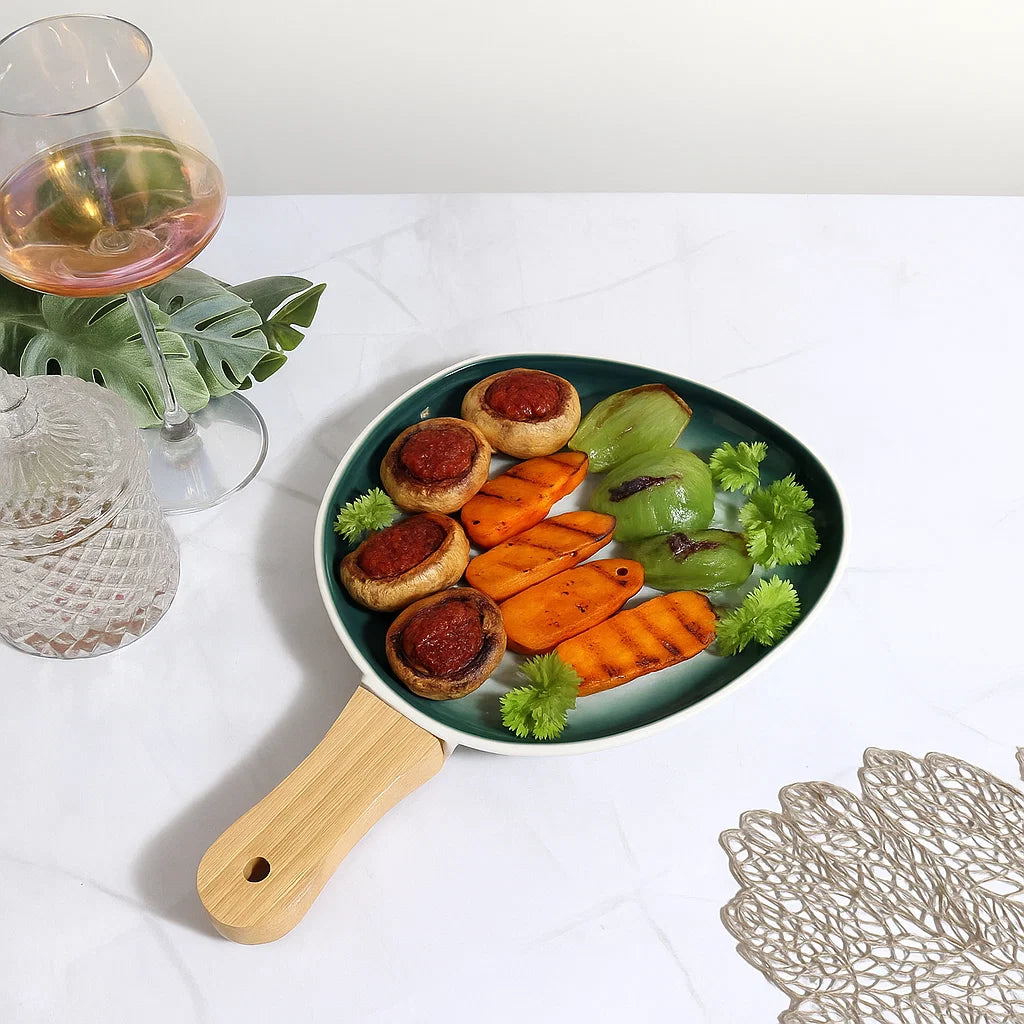 Ombre Serving Platters - Green