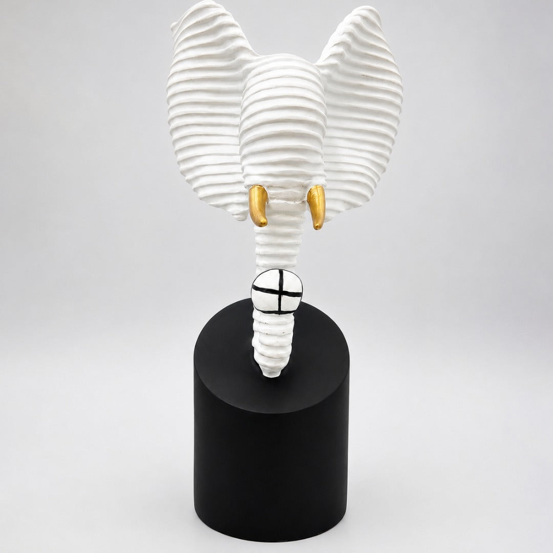 Classic Elephant Bust Figurine