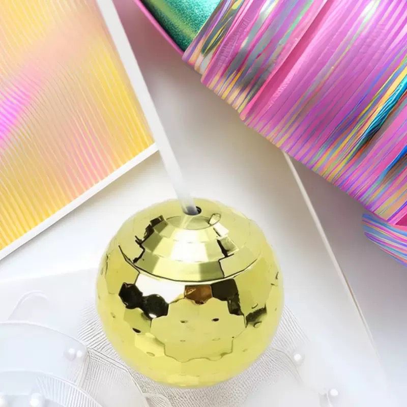 Plastic Disco Ball Cocktail Cup - 600ml - Set Of 2