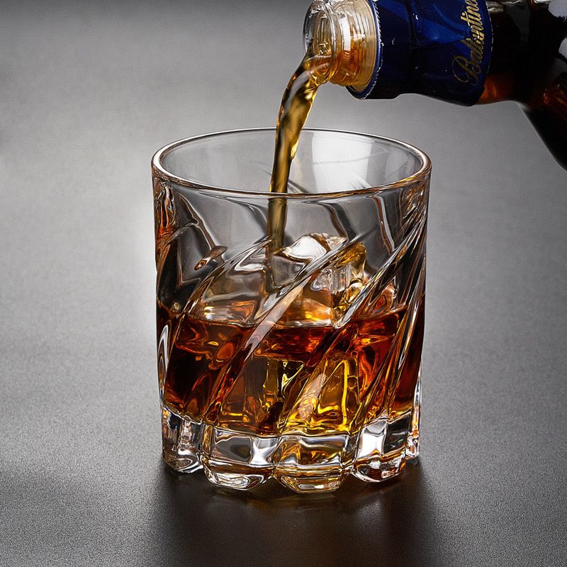 Rotatable Tumbler/Whiskey Glass - Set Of 6